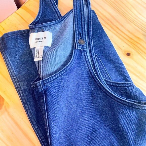 Forever 21 Jean Mini Dress With Pockets (Medium) - Picture 4 of 4